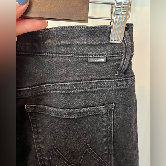 MOTHER Jeans Black Crop Flare size 29 - Picture 8 of 8